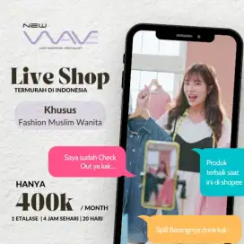 Live Shopping Host yang terjangkau? Anda Butuh?