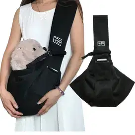 Tas Gendongan Anjing Kucing Portable Pet Crossbody Bag - PETO P320