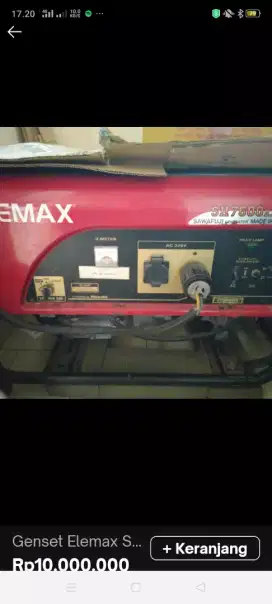 Generator Honda elemax sh7600 ORI