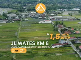 Jual Tanah Jalan Wates Km 8 Utara Pasar Balecatur Harga Bu