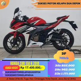 Honda CBR 150 R 2018 DP MULAI 700RB SYARAT KTP KK