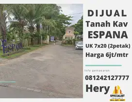 Tanah Kavling Espana Tanjung Bunga