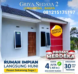 RUMAH SUBSIDI PROMO 4JT ALL IN, BAWEN KAB. SEMARANG