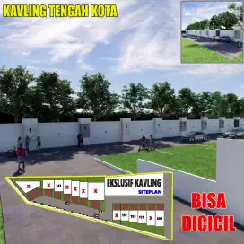 KAVLING KHUSUS RUMAH MEWAH LOKASI TENGAH KOTA LEBAR JALAN 9 M