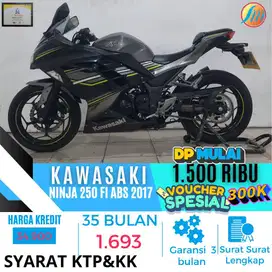 NINJA 250 FI ABS JUAL CEPAT CASH&KREDIT FREE VOUCHER 300K