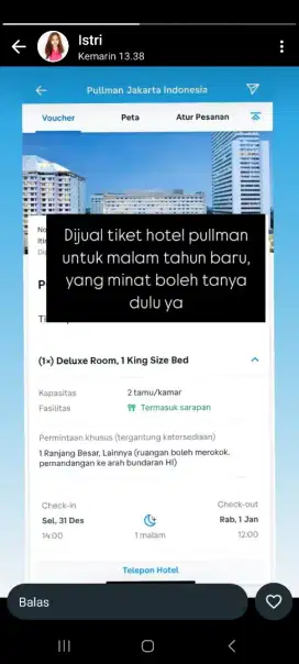 Vouher hotel pullman tahun baru