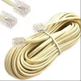 Kabel Telepon Kabel Line Telpon + Jack RJ 11 - 20 METER