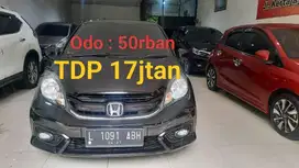 Honda Brio E  CVT Matic 2017 Hitam