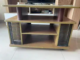 Meja TV Compact Minimalis Coklat