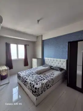 Sewa Apartemen Puncak Dharmahusada 2BR tower A lt 36 full furnished