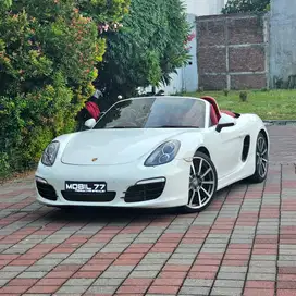 ODO 16RBU ASLII PORSCHE BOXSTER 981 2.7CC PDK TAHUN 2013 WHITE ON RED