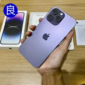 iPhone 14 Pro Max 256GB Purple iBox Garansi Resmi Fullset Ori Mulus