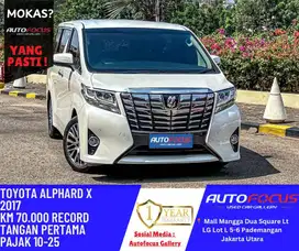 Toyota Alphard 2.5 X ATPM Putih Metalik 2017