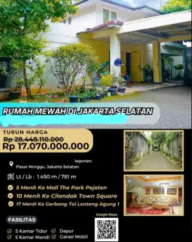Dijual Rumah Pasar Minggu