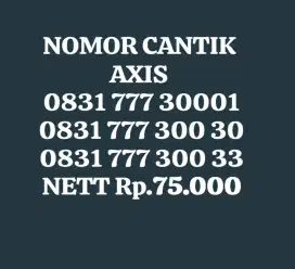 Axis NOMOR CANTIK