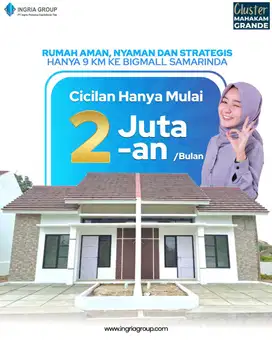 Rumah ready stock di samarinda kota dekat ke City Centrum samarinda