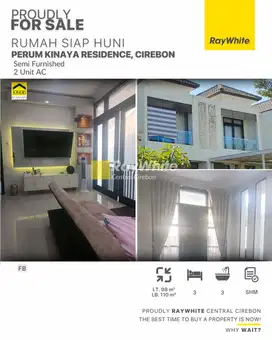 Rumah Semi Furnishe Siap Huni di Perum Kinaya Residence, Cirebon