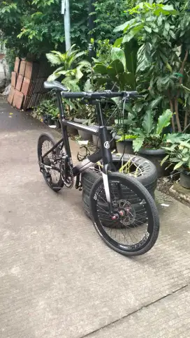 Sepeda mini velo Pacific Clash 5.0 asli bekas seger mulus deore 2x10