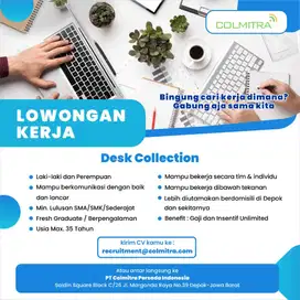 Lowongan Pekerjaan DESK COLLECTION