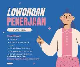 Lowongan GURU paud