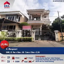 Dijual cepat 1 unit rumah mewah di tengah kota - Jl. Margosari