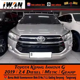 2019 Toyota Kijang Innova Reborn G 2.4 AT Diesel