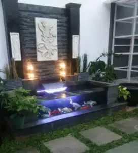 Kolam koi minimalis kaca