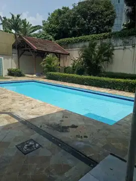 Dijual tanah (bonus 3 rumah mewah + kolam renang) seluas 3565