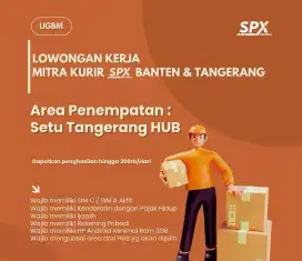 URGENT! LOKER MITRA KURIR MOTOR SHOPEE XPRESS AREA SETU TANGERANG