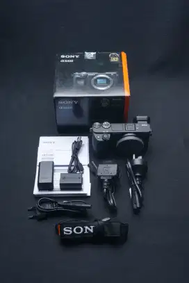 SONY A6400 BODY ONLY MULUS FULLSET