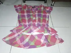 Baju gaun anak cewek, size 5678thn, ada 7pcs, L40cm P70cm dan80cm,nego