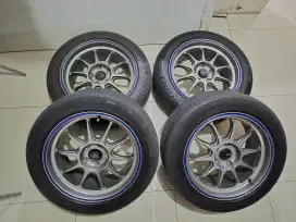 Velg enkei tuning SC55 17 PCD 5x114 ET 40 ex nissan serena