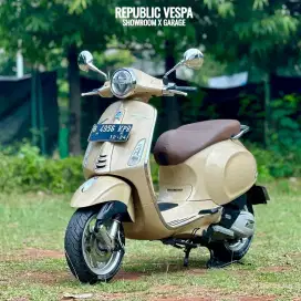 Vespa Primavera IGET ABS LED 150 Tahun 2019 warna Coklat Muda