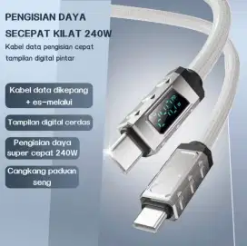 Kabel Type C to Type C 240w PD Fast Charging 1.5Meter