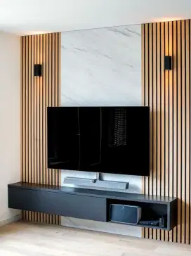 Backdrop tv , Kitchen set , Partisi