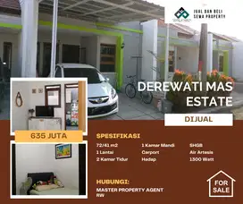 Dijual cepat rumah minimalis 500 jutaan jarang ada di Derwati Mas