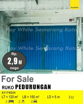 DIJUAL RUKO DI PEDURUNGAN A1174