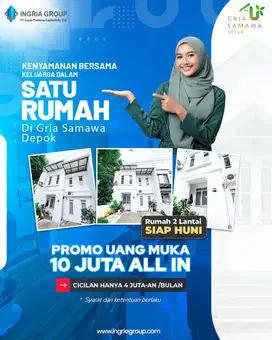 Rumah Siap huni di sawangan depok dkt University Pamulang N alun alun