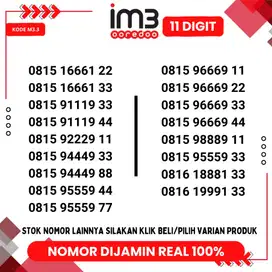 NOMOR CANTIK INDOSAT 11 DIGIT KARTU IM3 PERDANA INDOSAT CANTIK