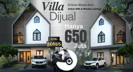 JUAL VILLA pribadi Lokasi kota batu