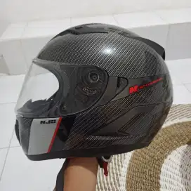 HELM FULLFACE NJS CARBON MURAH + BONUS