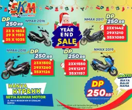 (potongan DP 50% lngsng gass) nmax 2019 cash credt