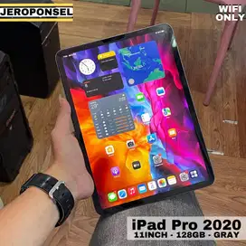 IPAD PRO 2020 128GB WIFI GRAY MULUS MURAH FULL SET ORIGINAL