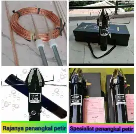 Pasang grounding Anti Petir konvensional Murah komplit di bogor