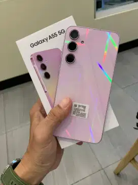 Samsung A55 5G 8/256 Lilac Garansi Resmi Agustus 2025