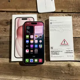 Iphone 15 128Gb Pink iBox Garansi aktif 7/2025