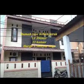 Rumah kost 22 kamar di Kebun jeruk Jakbar