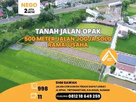 Jual Tanah Jalan Opak Harga Bu Akses Mudah Ramai Usaha