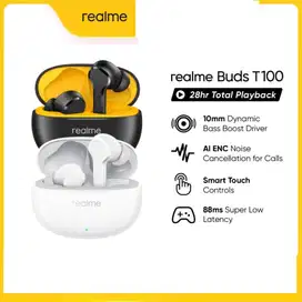 REALME BUDS T100 BARU.ANYAR GRESSS