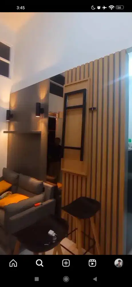 backdrob tv minimalis custom dll